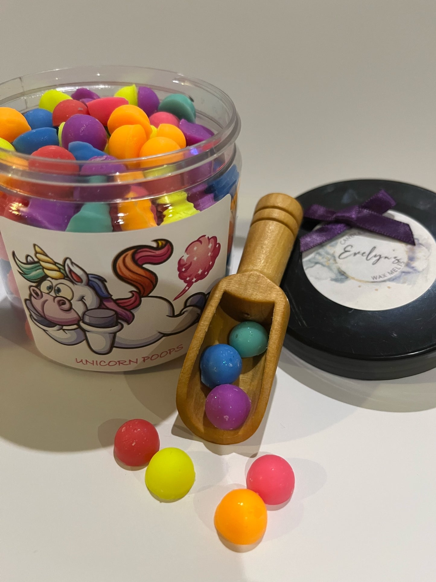 Unicorn poops wax melt scoopies